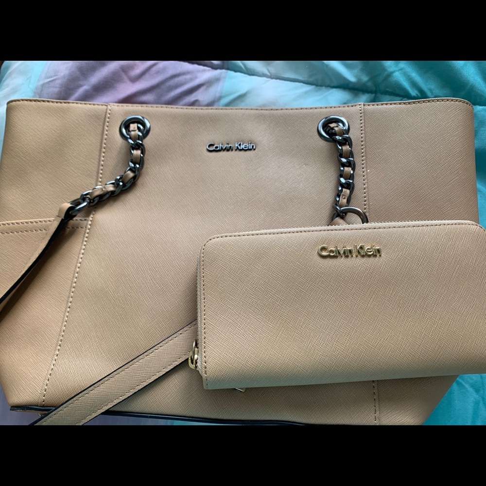 Calvin Klein bag and wallet